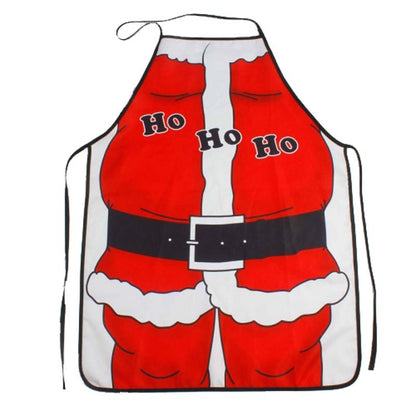 ELECTROPRIME 2 PCS Creative Christmas Restaurant Hotel Waiter Apron Decoration(Male)