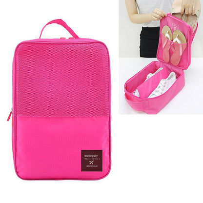 ELECTROPRIME Portable Travel Bags For Men Women Waterproof Multifunction Durable Storage Pouch(Rose Red)