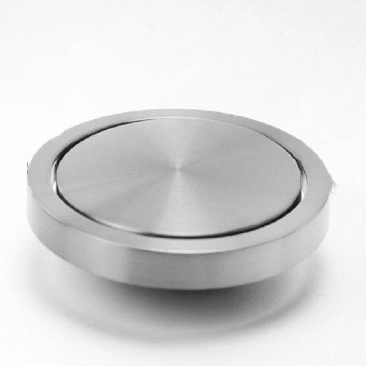 ELECTROPRIME Embedded Type Stainless Steel Swing Cover Flip Kitchen Countertop Trash Can Lid  Cap, Size:Round Drawing 20cm Diameter(Silver)