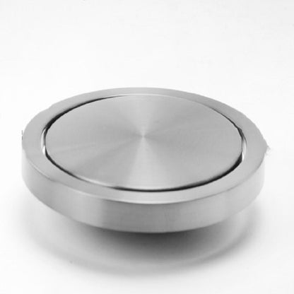 ELECTROPRIME Embedded Type Stainless Steel Swing Cover Flip Kitchen Countertop Trash Can Lid  Cap, Size:Round Drawing 20cm Diameter(Silver)