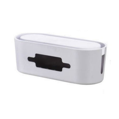 ELECTROPRIME Home Cable Storage Box Hollow Wire Cord Safety Tidy Organizer Container, SIZE:Heighten(Grey)