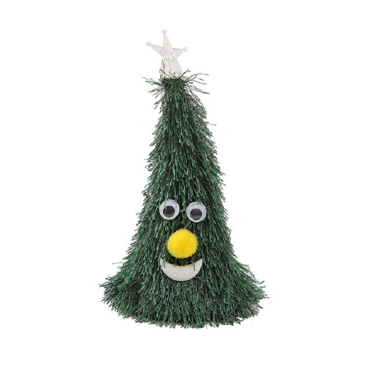 ELECTROPRIME 6 inch Electric Cap Christmas Swing Tree Hat Christmas Ornaments Props(Swing Tree with Pentagram Light)
