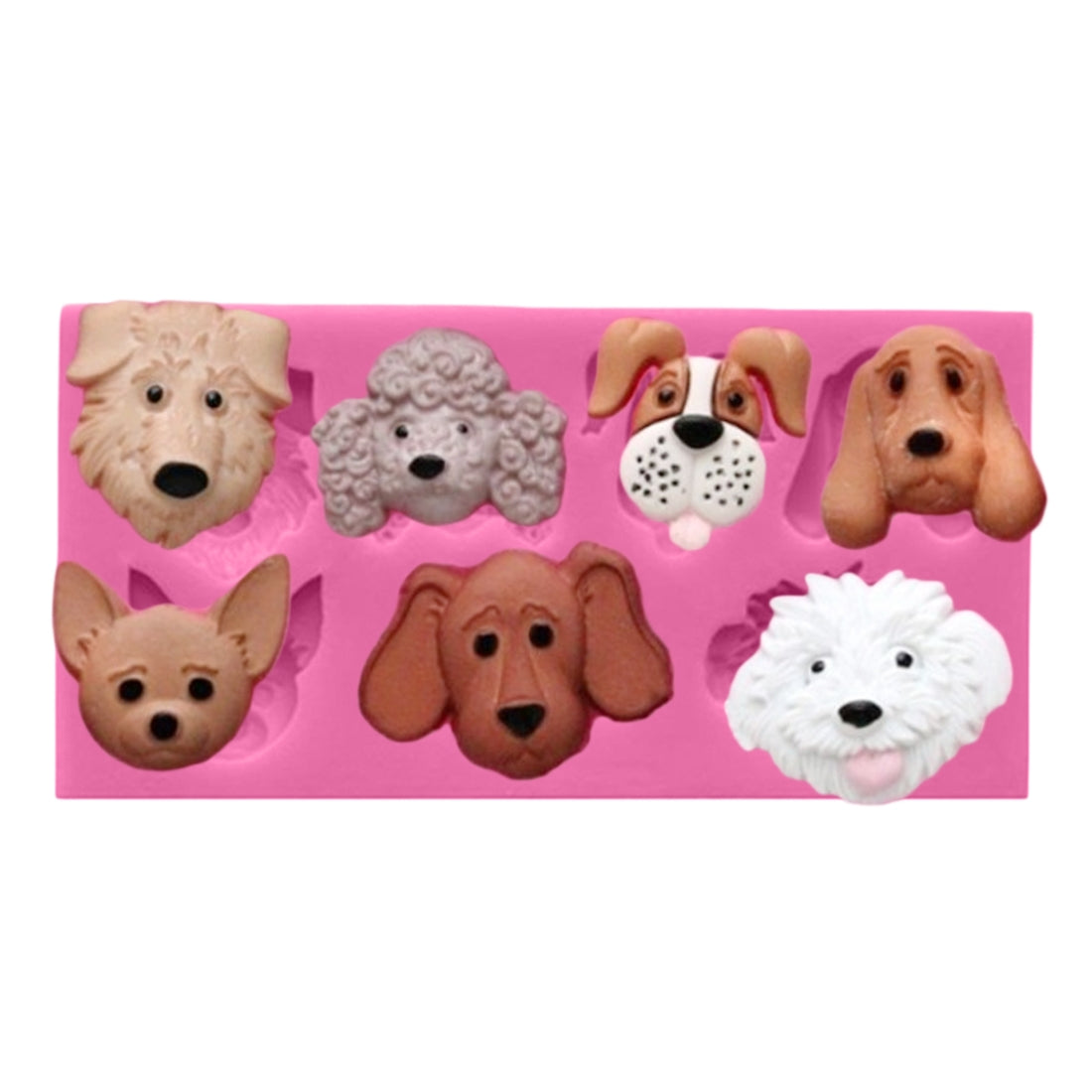 ELECTROPRIME Dogs Shape Cartoon Silicone Fondant Cake Decorating Mold
