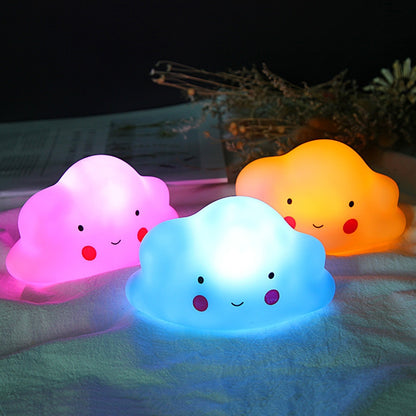 ELECTROPRIME Cartoon Flaky Clouds Colorful Small Night-light  Bedside Lamp(Blue)