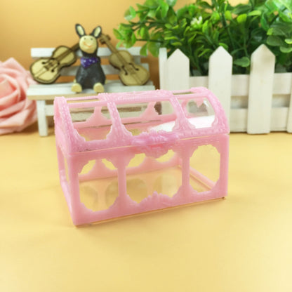 ELECTROPRIME 2 PCS Mini Jewelry Storage Box Princess Style Decoration Box Gift Candy Storage Box(Pink)