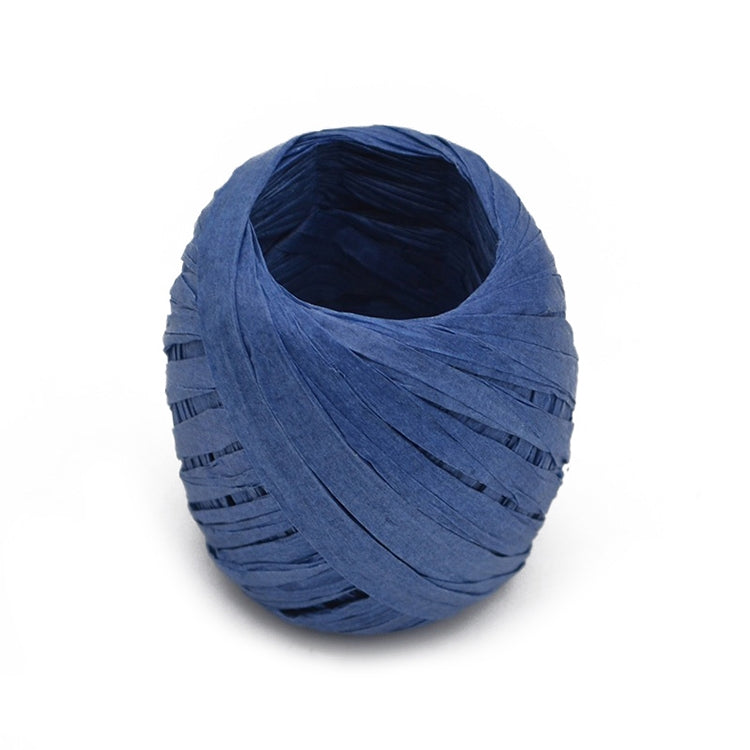 ELECTROPRIME 20M Paper Rope Raffia Ribbon Natural Lace Rope Gift Box Wrapping DIY Decoration(Royal Blue)