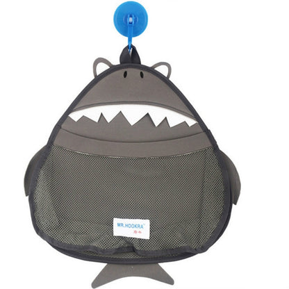 ELECTROPRIME Baby Bath Storage Bag Cartoon Storage  Bag Waterproof Bathroom Mesh Bag(Gray)