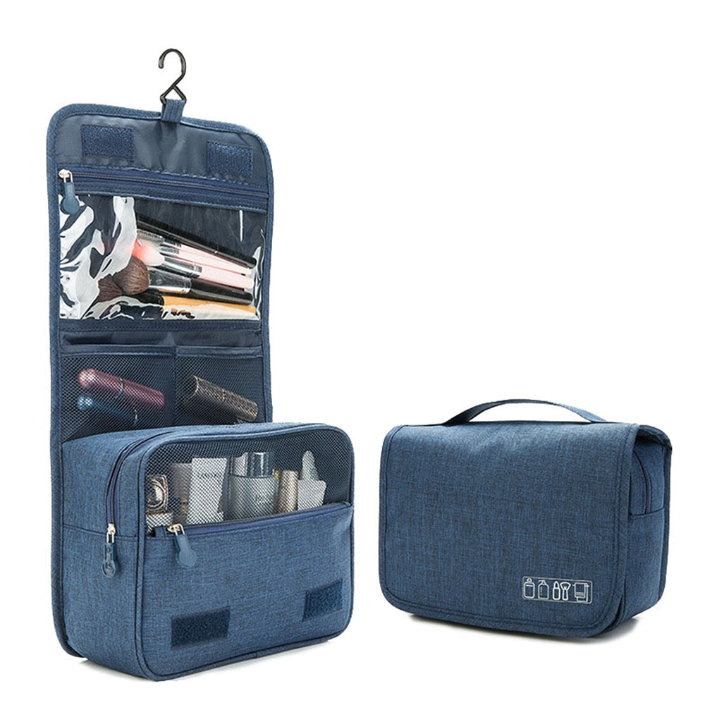 ELECTROPRIME Cubes Portable Large Capacity Simple Multi-function Organize Bag Travel Storage Bag(Navy)