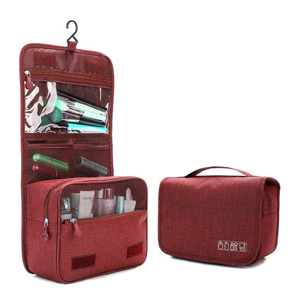 ELECTROPRIME Cubes Portable Large Capacity Simple Multi-function Organize Bag Travel Storage Bag(Wine Red)