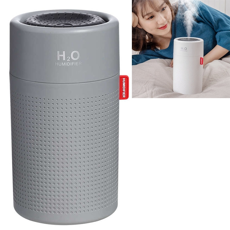 ELECTROPRIME 750ml Large Capacity Air Humidifier USB Rechargeable Wireless Ultrasonic Aroma Essential Oil Diffuser(Grey)