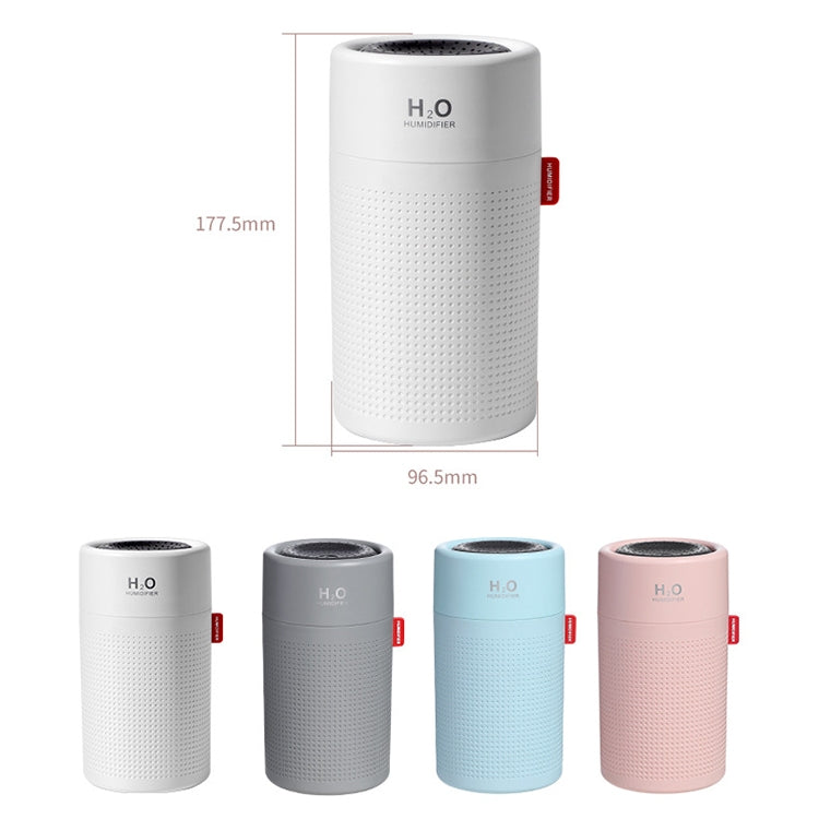 ELECTROPRIME 750ml Large Capacity Air Humidifier USB Rechargeable Wireless Ultrasonic Aroma Essential Oil Diffuser(Grey)
