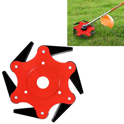 ELECTROPRIME Grass Machine Grass Blade Lawn Mower Accessories, Style:6 Leaves