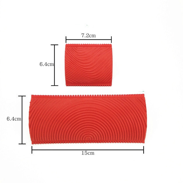 ELECTROPRIME Imitation Wood Grain Tool Wood Grain Roller Paint Printing Tool, Specification:A Sytle MS3