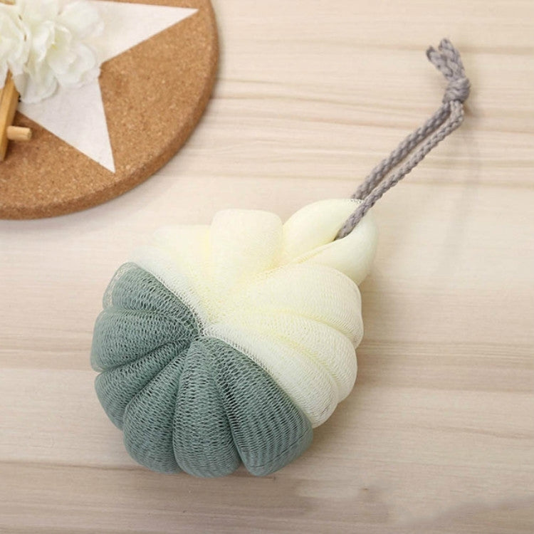 ELECTROPRIME Portable Hanging Bath Flower Ball Soft Foaming Shower Massage Ball Body Exfoliating Bath Brush(Green)
