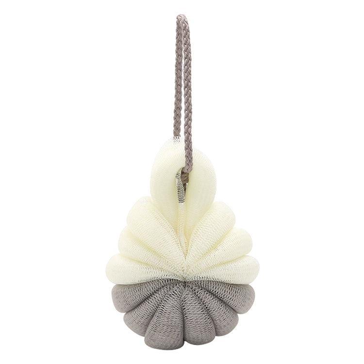 ELECTROPRIME Portable Hanging Bath Flower Ball Soft Foaming Shower Massage Ball Body Exfoliating Bath Brush(Gray)