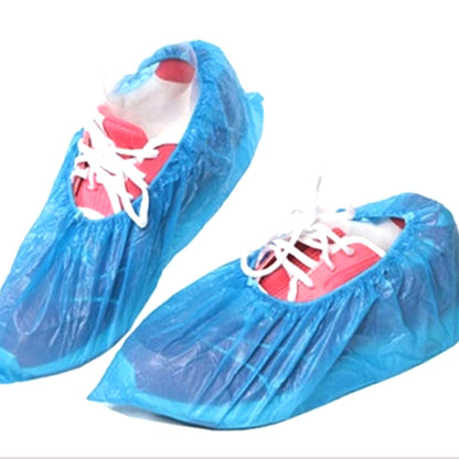 ELECTROPRIME 100 PCS 3g/pcs Rainy Day Disposable Plastic CPE Thick Outdoor Shoe Cover