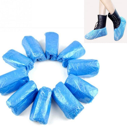 ELECTROPRIME 100 PCS 3g/pcs Rainy Day Disposable Plastic CPE Thick Outdoor Shoe Cover