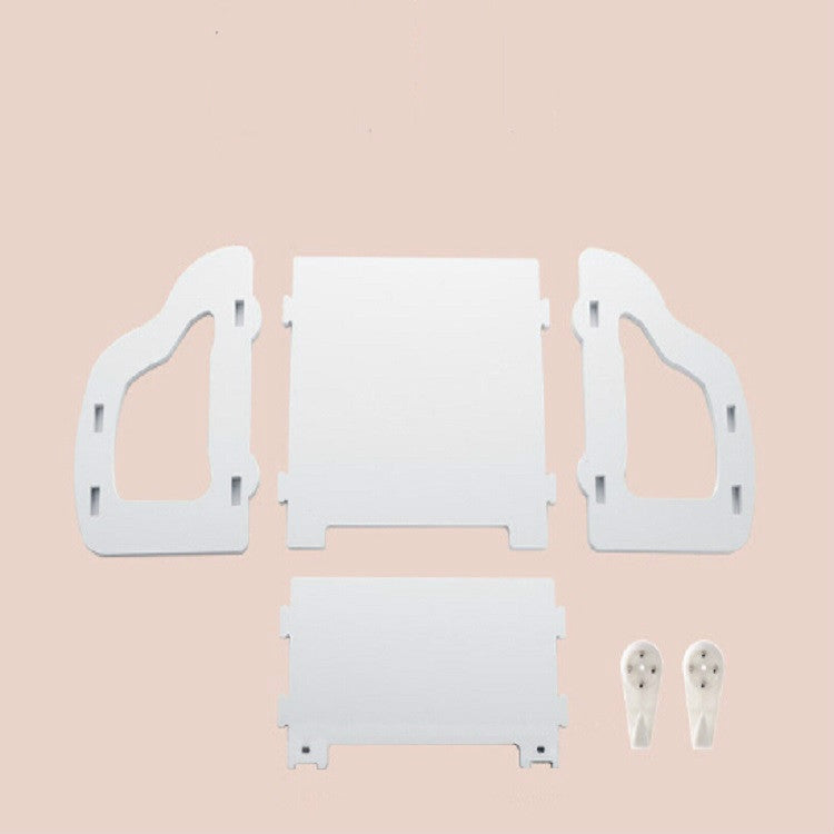 ELECTROPRIME Car Style Wall Shelf Free Punching TV Top Box Rack Router Storage Rack, Size:22.5x21.5x14.8cm
