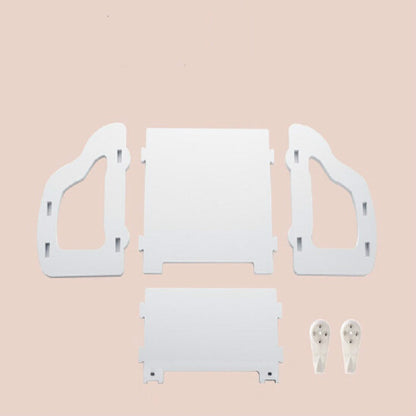 ELECTROPRIME Car Style Wall Shelf Free Punching TV Top Box Rack Router Storage Rack, Size:22.5x21.5x14.8cm