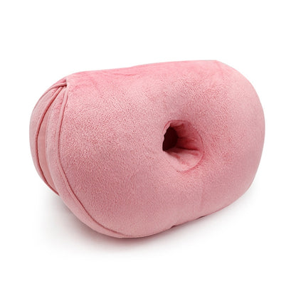 ELECTROPRIME Multifunctional Dual Comfort Memory Foam Seat Hip Lift Seat Beautiful Butt Latex Cushion(Pink)