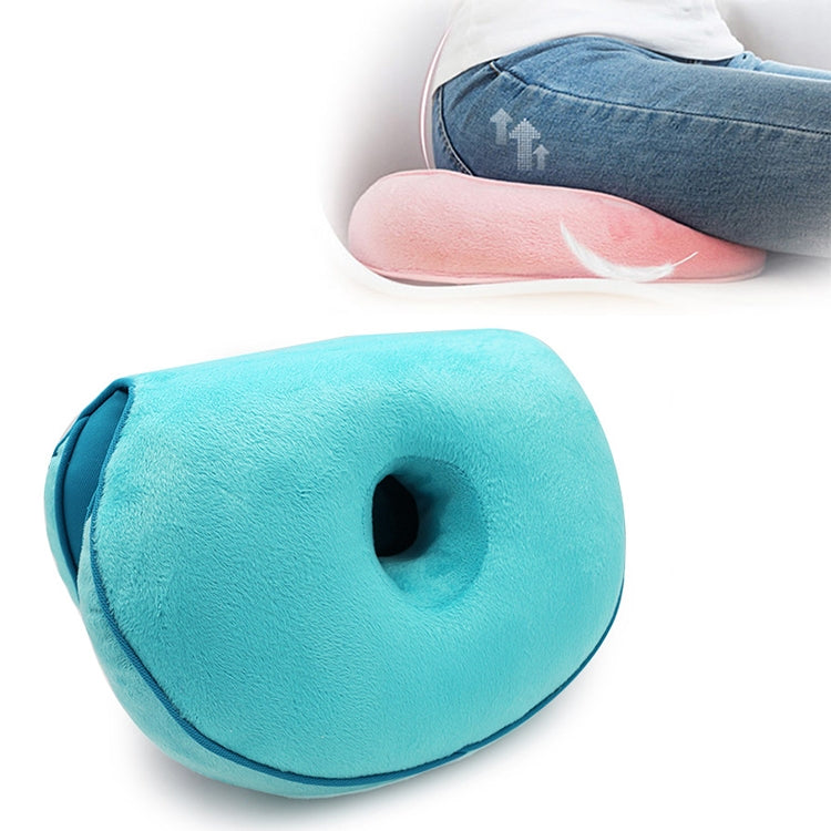 ELECTROPRIME Multifunctional Dual Comfort Memory Foam Seat Hip Lift Seat Beautiful Butt Latex Cushion(Blue)