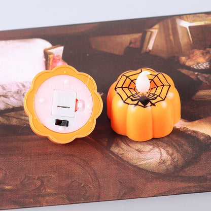 ELECTROPRIME Halloween Home Pumpkin Candle Decoration Lights(Smiley Face)