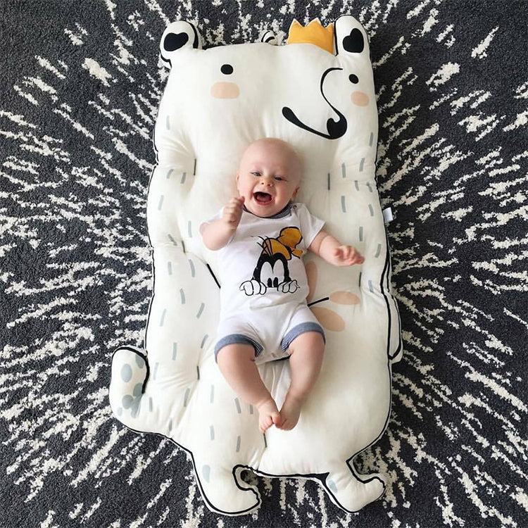ELECTROPRIME Children Blanket Thickening Crawling Game Carpet Mat, Style:Little Bear