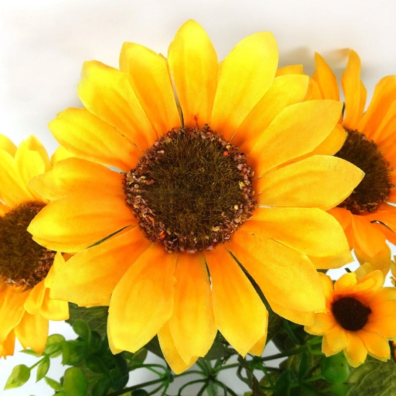ELECTROPRIME 2 PCS Creative Elegant Artificial Bouquet Sunflower Wedding Party Decoration