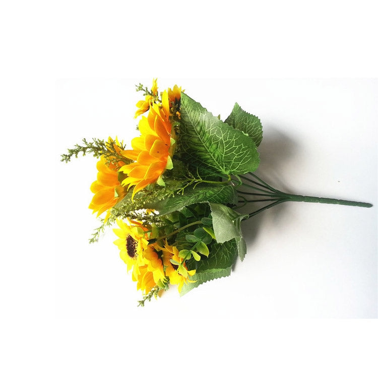 ELECTROPRIME 2 PCS Creative Elegant Artificial Bouquet Sunflower Wedding Party Decoration