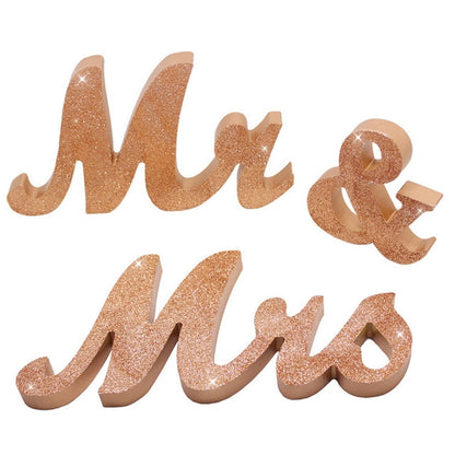 ELECTROPRIME Wooden Mr and Mrs Sign Wedding Decoration(JM01669)