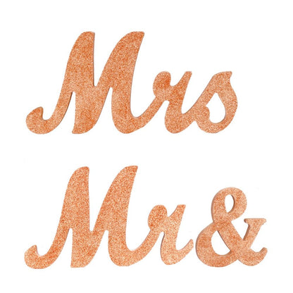 ELECTROPRIME Wooden Mr and Mrs Sign Wedding Decoration(JM01669)