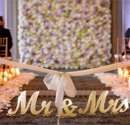 ELECTROPRIME Wooden Mr and Mrs Sign Wedding Decoration(JM00801)
