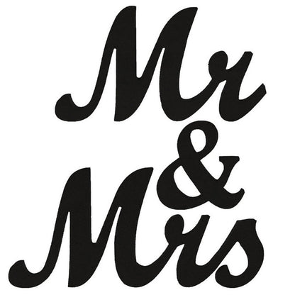 ELECTROPRIME Wooden Mr and Mrs Sign Wedding Decoration(JM00988)