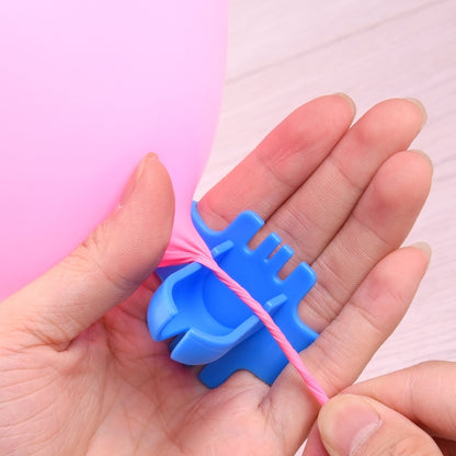 ELECTROPRIME 2 PCS Birthday Party Latex Balloon Knotter Balloon Sealing Accessories?Random Color Deliver
