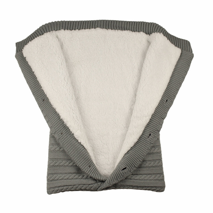 ELECTROPRIME Warm Soft Cotton Knitting Envelope Newborn Baby Sleeping Bag(Beige)
