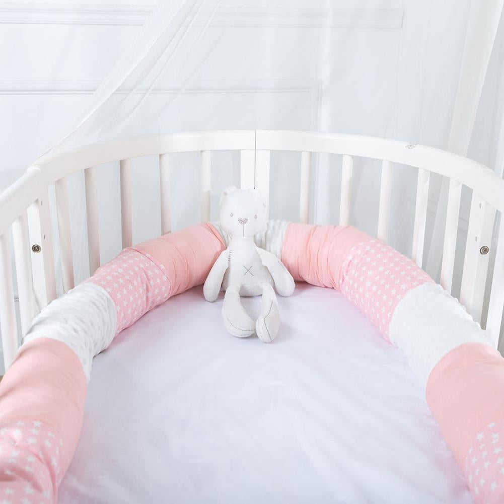ELECTROPRIME Star Matching Cylindrical Anti Collision Crib Around the Four Seasons Universal(Pink)