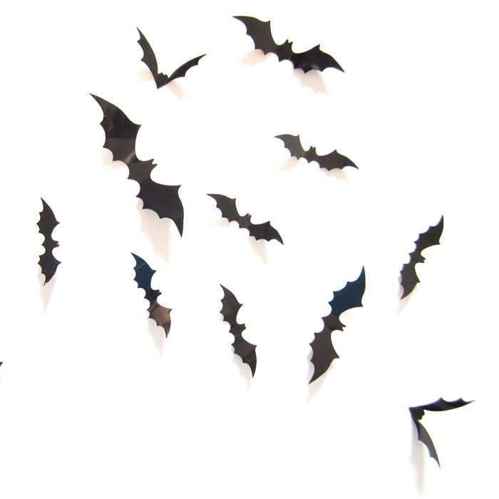 ELECTROPRIME Halloween Stereo Wall Stickers Simulation Bat Stickers