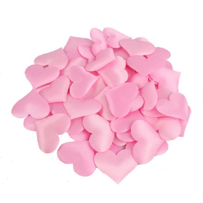 ELECTROPRIME 100pcs / Pack 3.5cm Wedding Supplies Love Hand Throw Flower Wedding Room Decoration Simulation Fake Petals(Pink)