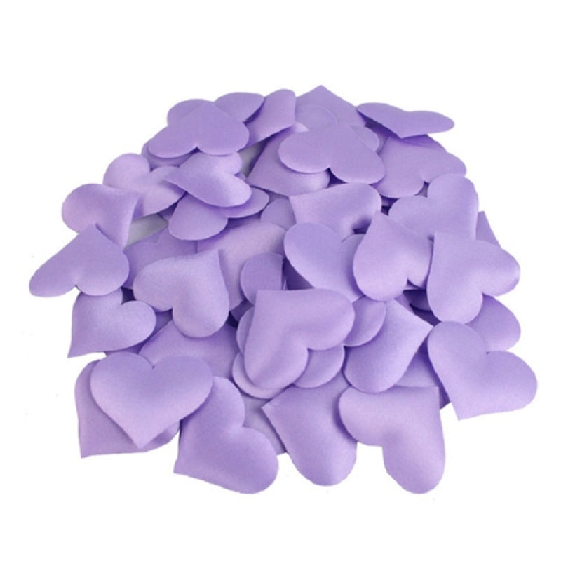ELECTROPRIME 100pcs / Pack 3.5cm Wedding Supplies Love Hand Throw Flower Wedding Room Decoration Simulation Fake Petals(Purple)