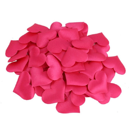 ELECTROPRIME 100pcs / Pack 3.5cm Wedding Supplies Love Hand Throw Flower Wedding Room Decoration Simulation Fake Petals(Rose Red)