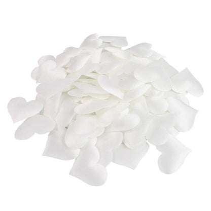 ELECTROPRIME 100pcs / Pack 3.5cm Wedding Supplies Love Hand Throw Flower Wedding Room Decoration Simulation Fake Petals(White)