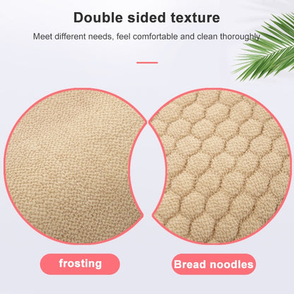 ELECTROPRIME Bath Body Shower Gloves Skin Exfoliating SPA Massage Mitt Lattice Particles Washcloth(Blue)