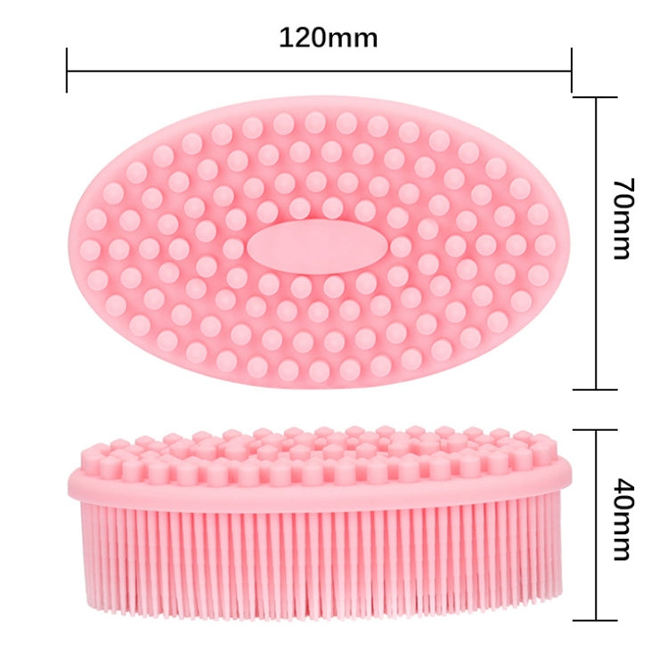 ELECTROPRIME Silicone Scalp Shower Massage Brush Soft Baby Bath Brush(Pink)