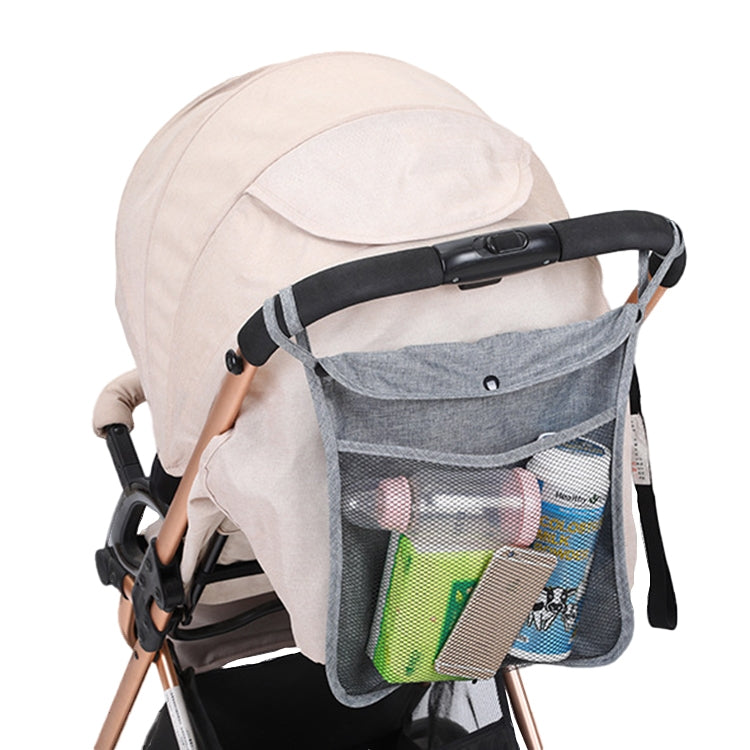ELECTROPRIME Baby Trolley Net Bag Storage Bag Universal Baby Care(Gray)