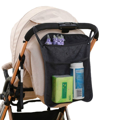 ELECTROPRIME Baby Trolley Net Bag Storage Bag Universal Baby Care(Black)