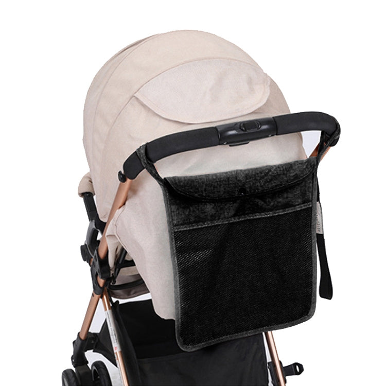 ELECTROPRIME Baby Trolley Net Bag Storage Bag Universal Baby Care(Black)