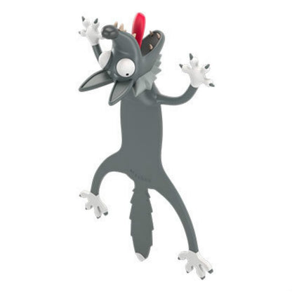ELECTROPRIME 3D Stereo Animal Bookmark Creative Cute Funny Bookmark(Wolf)