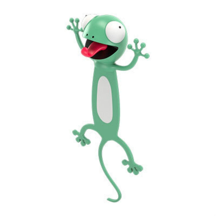ELECTROPRIME 3D Stereo Animal Bookmark Creative Cute Funny Bookmark(Lizard)