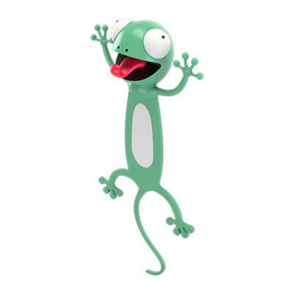 ELECTROPRIME 3D Stereo Animal Bookmark Creative Cute Funny Bookmark(Lizard)