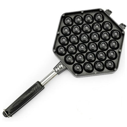ELECTROPRIME Household Non-stick Bakeware Mold QQ Egg Baking Tray(Black)